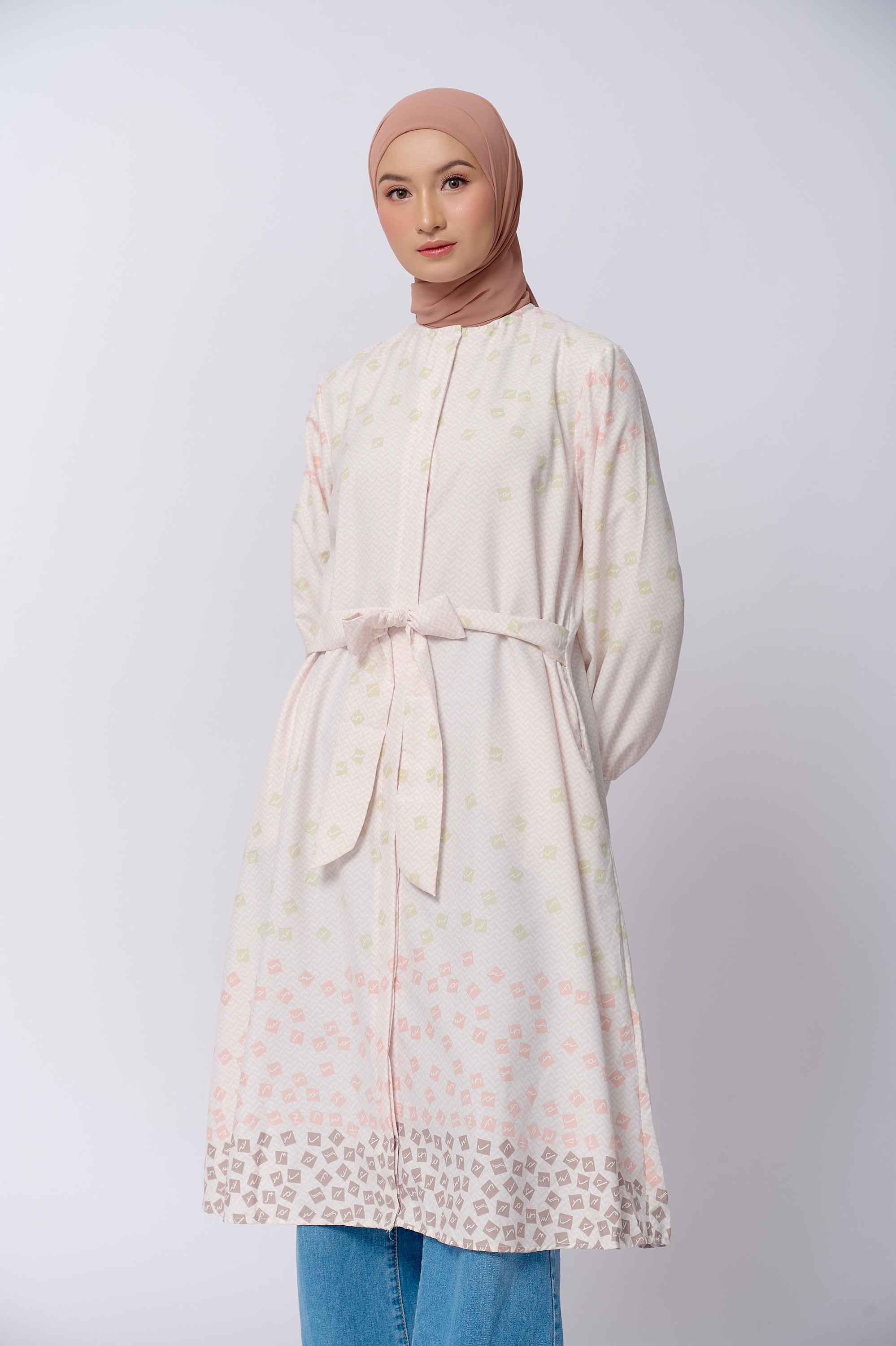 ZM Zaskia Mecca - Felva Midi Dress - Aksara Nusantara - Edisi Aksara Lampung