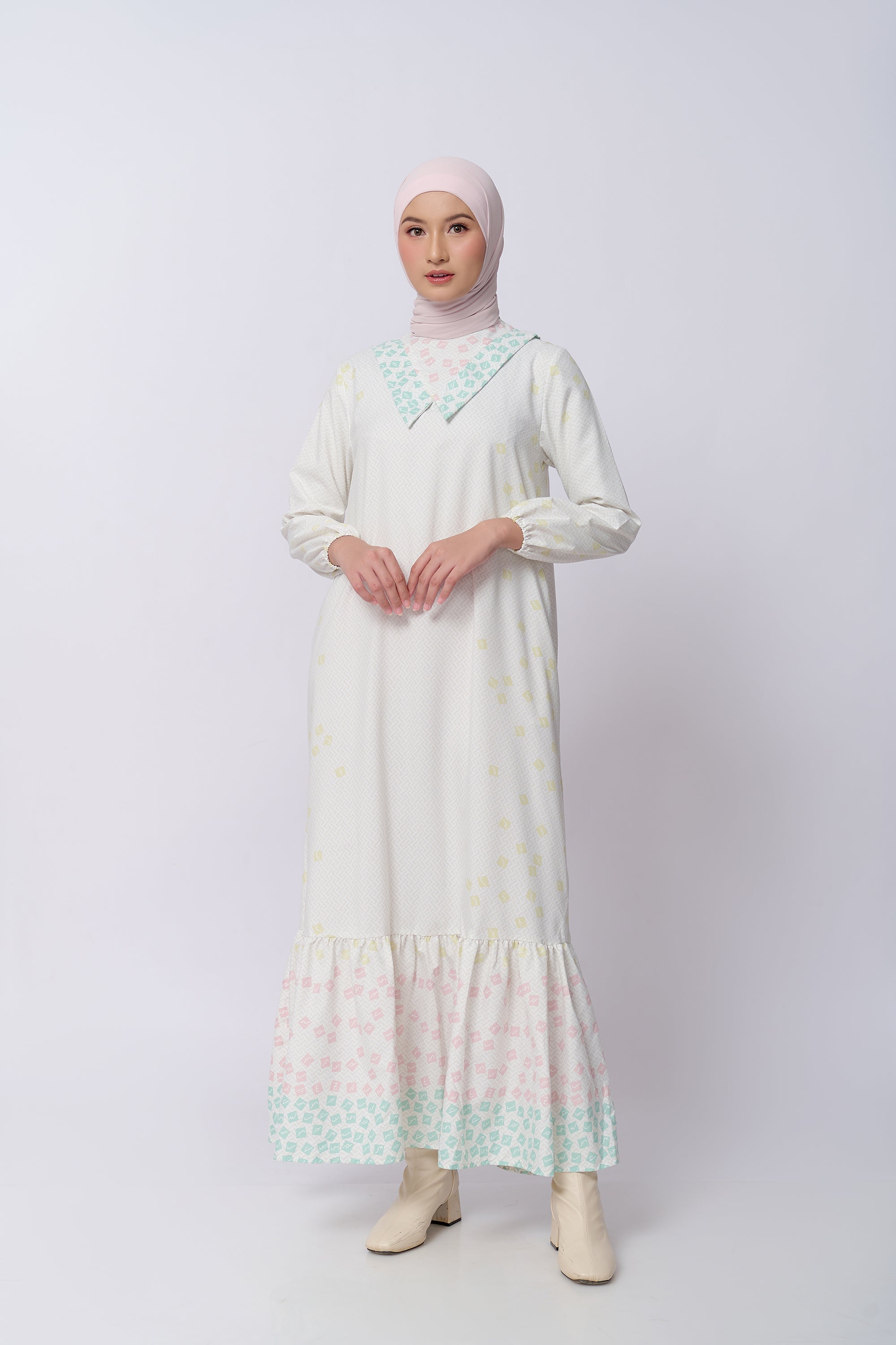 ZM Zaskia Mecca - Fema Dress - Aksara Nusantara - Edisi Aksara Lampung